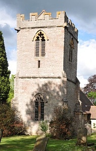 St Peter's church tower, Abbots Morton