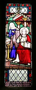 Window at All Saints', Church Lench