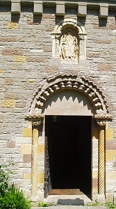 Doorway at St Peter's, Rous Lench